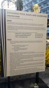 Shell Residences Swimming Pool Rules
