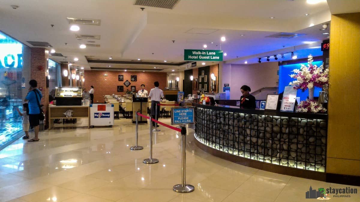 Ace Water Spa Registration Area