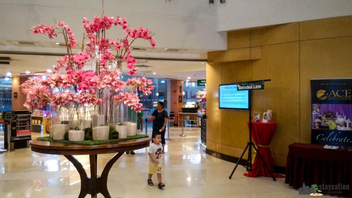 Ace Water Spa Hotel lobby