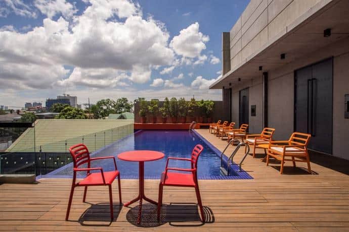 B Hotel swimming pool