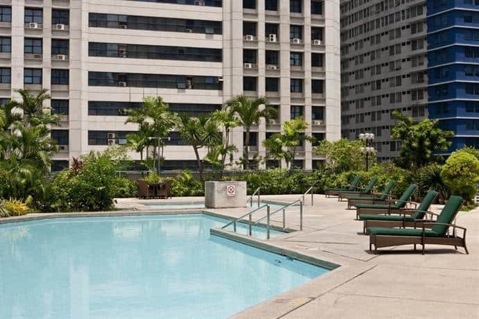 Crowne Plaza Manila Galleria swimming pool