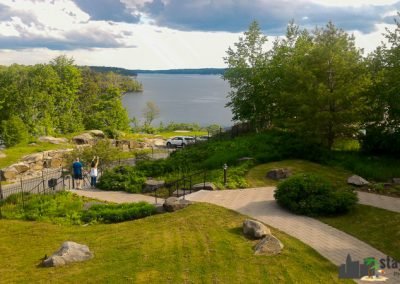 JW Marriott The Rosseau Muskoka view from the pool